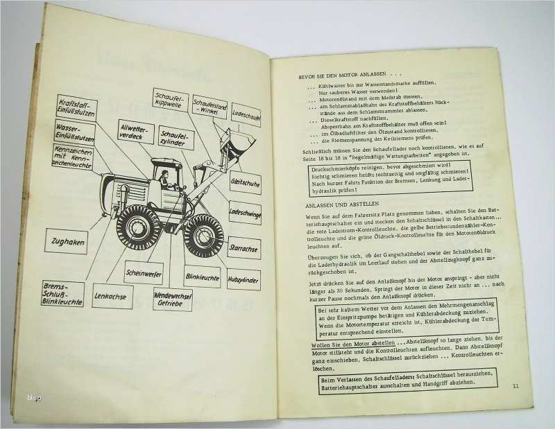 Betriebsanleitung Vorlage Bewundernswert Hanomag Schaufellader P70 Af Betriebsanleitung 010 60
