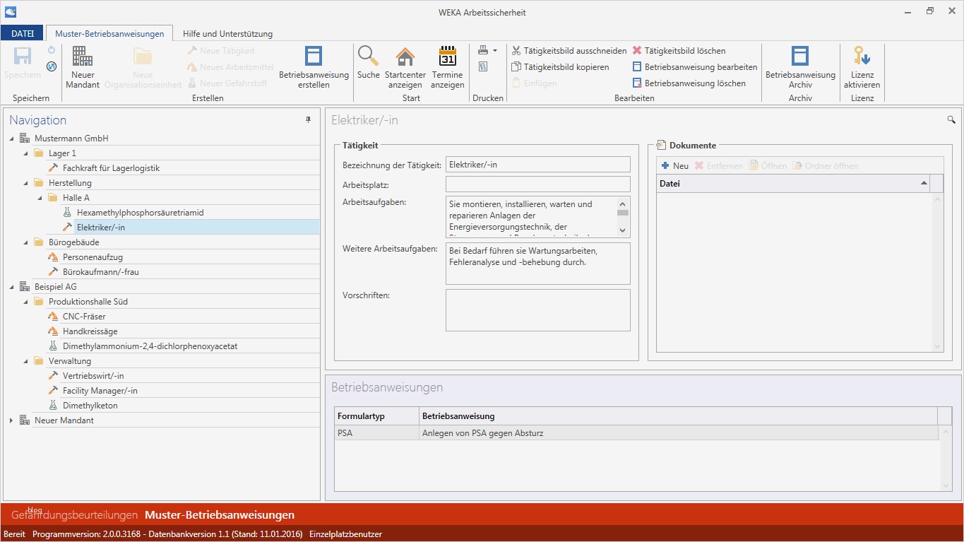 Betriebsanweisung Vorlage Elegant Muster Betriebsanweisungen Plus Die Neue software