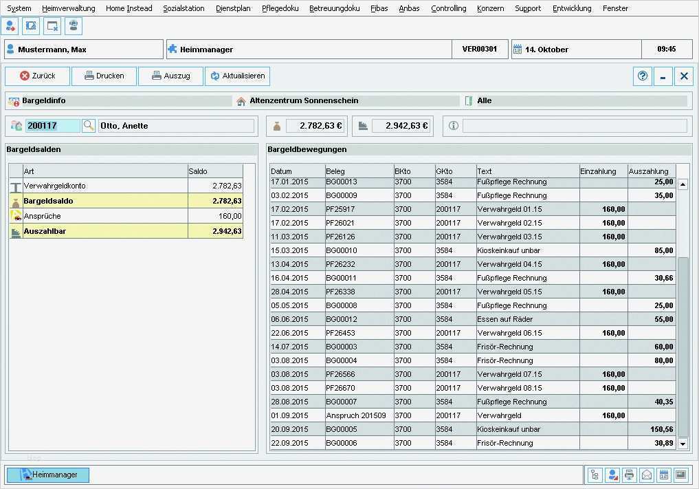 Betriebskonzept software Vorlage Süß Heimmanager Heimbas softwarelösungen Für Das sozialwesen