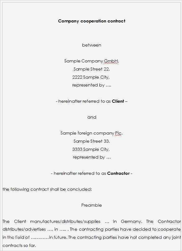Bevollmächtigung Vorlage Hübsch Vertrag Vorlage Digitaldrucke Zusammenarbeit 20