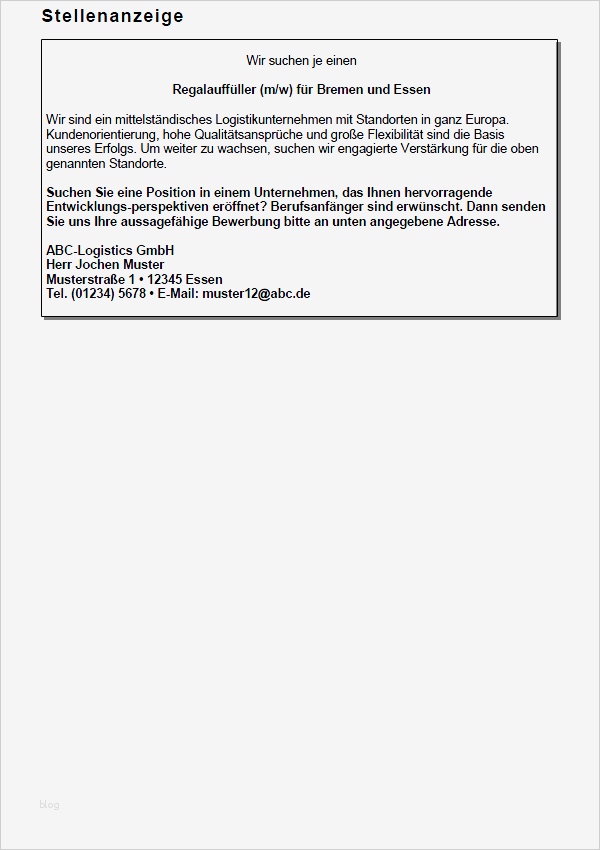 Bewerbung Als Bademeister Vorlagen Fabelhaft Bewerbung Regalauffüller Berufseinsteiger sofort