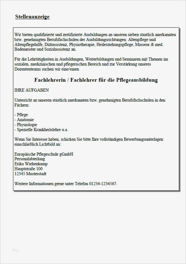 Bewerbung Als Bademeister Vorlagen Luxus Bewerbung Fachlehrer Berufseinsteiger sofort Download