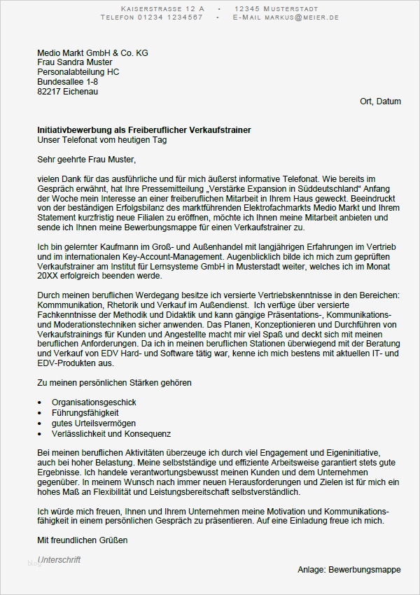 Bewerbung Als Bademeister Vorlagen Luxus Bewerbung Freiberuflicher Trainer sofort Download