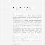 Bewerbung Als Krankenpfleger Vorlage Wunderbar Bewerbungsschreiben Muster Bewerbungsschreiben