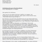 Bewerbung Als Maschinenführer Vorlage Elegant Bewerbung Maschinenführer In Ungekündigt