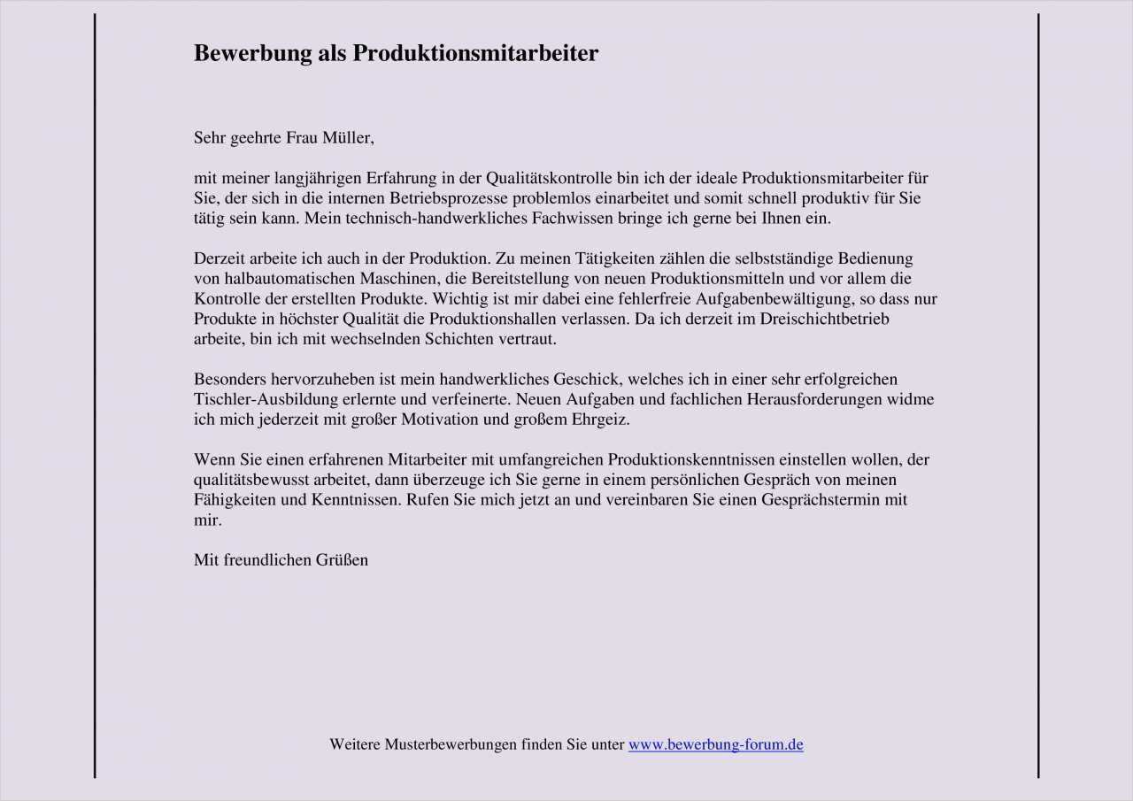 Bewerbung Als Produktionshelfer Ohne Erfahrung Vorlage Fabelhaft Bewerbung Produktionshelfer Verbessern Oder Abschicken