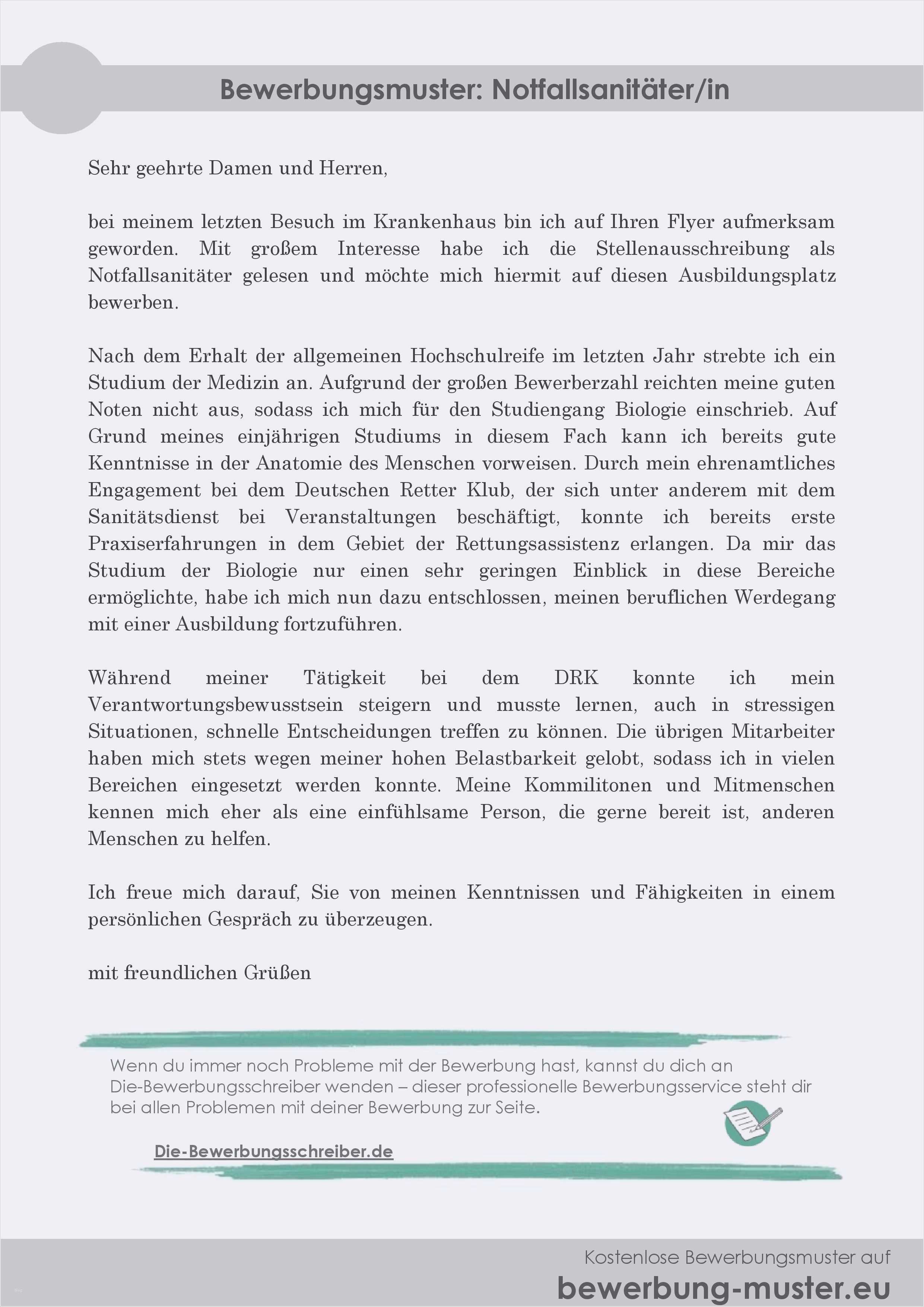 49 Schönste Bewerbung Als Tischler Vorlage Bilder 2 Bewerbung Notfallsanitäter Muster