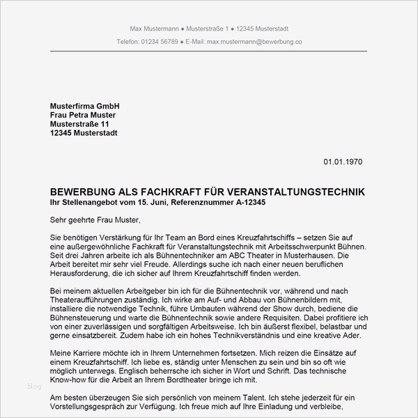 49 Schönste Bewerbung Als Tischler Vorlage Bilder 1 Bewerbung Als Tischler Vorlage Großartig Bewerbung Als Fachkraft Für Veranstaltungstechnik