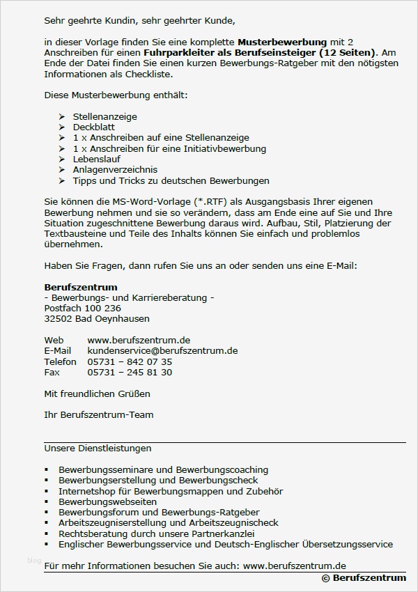 Bewerbung Altenpflegehelferin Vorlage Erstaunlich Bewerbung Fuhrparkleiter Berufseinsteiger sofort
