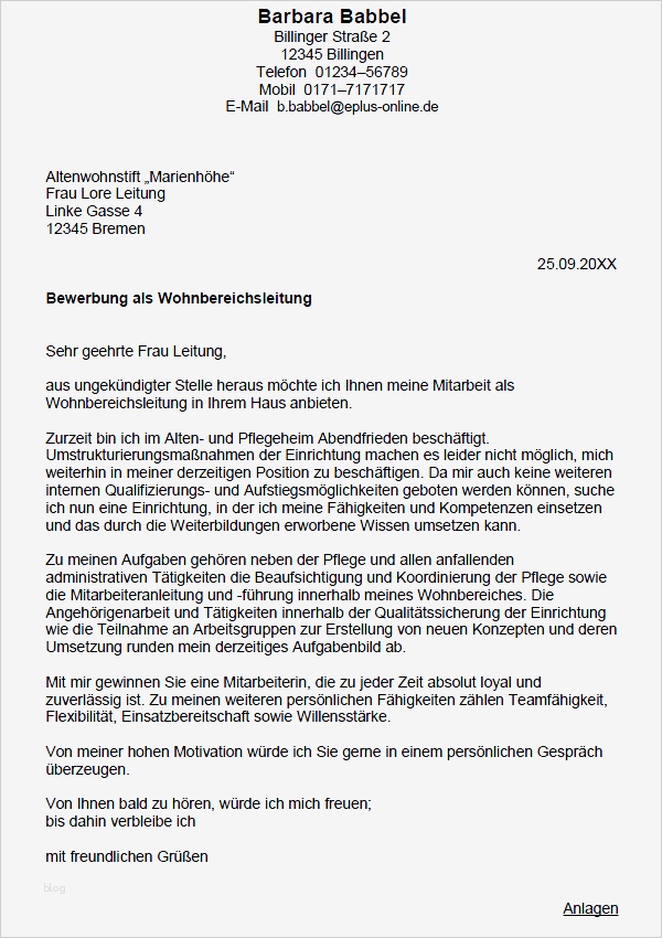 Bewerbung Altenpflegehelferin Vorlage Gut Bewerbung Altenpflegerin Ungekündigt Berufserfahrung