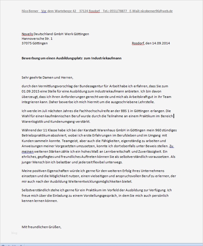 Bewerbung Ausbildung Industriekauffrau Vorlage Neu Was Könnte Man An Ser Bewerbung ändern Bwl Firma Vwl
