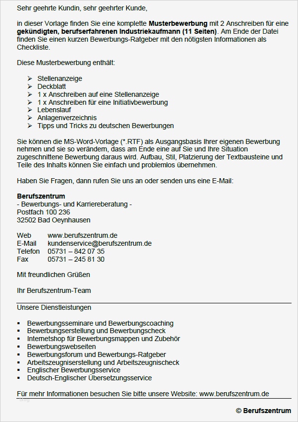 Bewerbung Ausbildung Industriekauffrau Vorlage Schönste Bewerbung Industriekaufmann Gekündigt Berufserfahrung