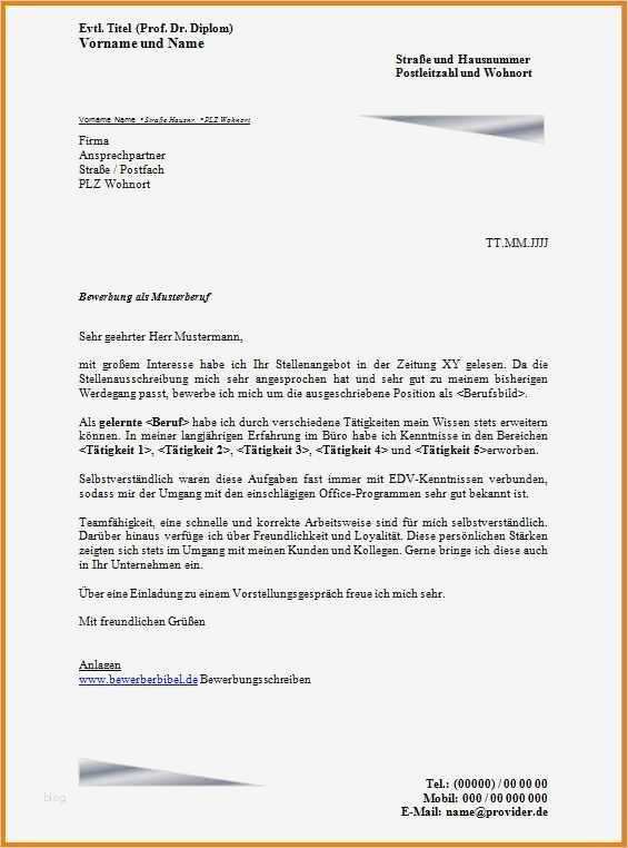Bewerbung Ausbildung Verwaltungsfachangestellte Vorlage Erstaunlich 8 Ausbildung Bewerbung Muster
