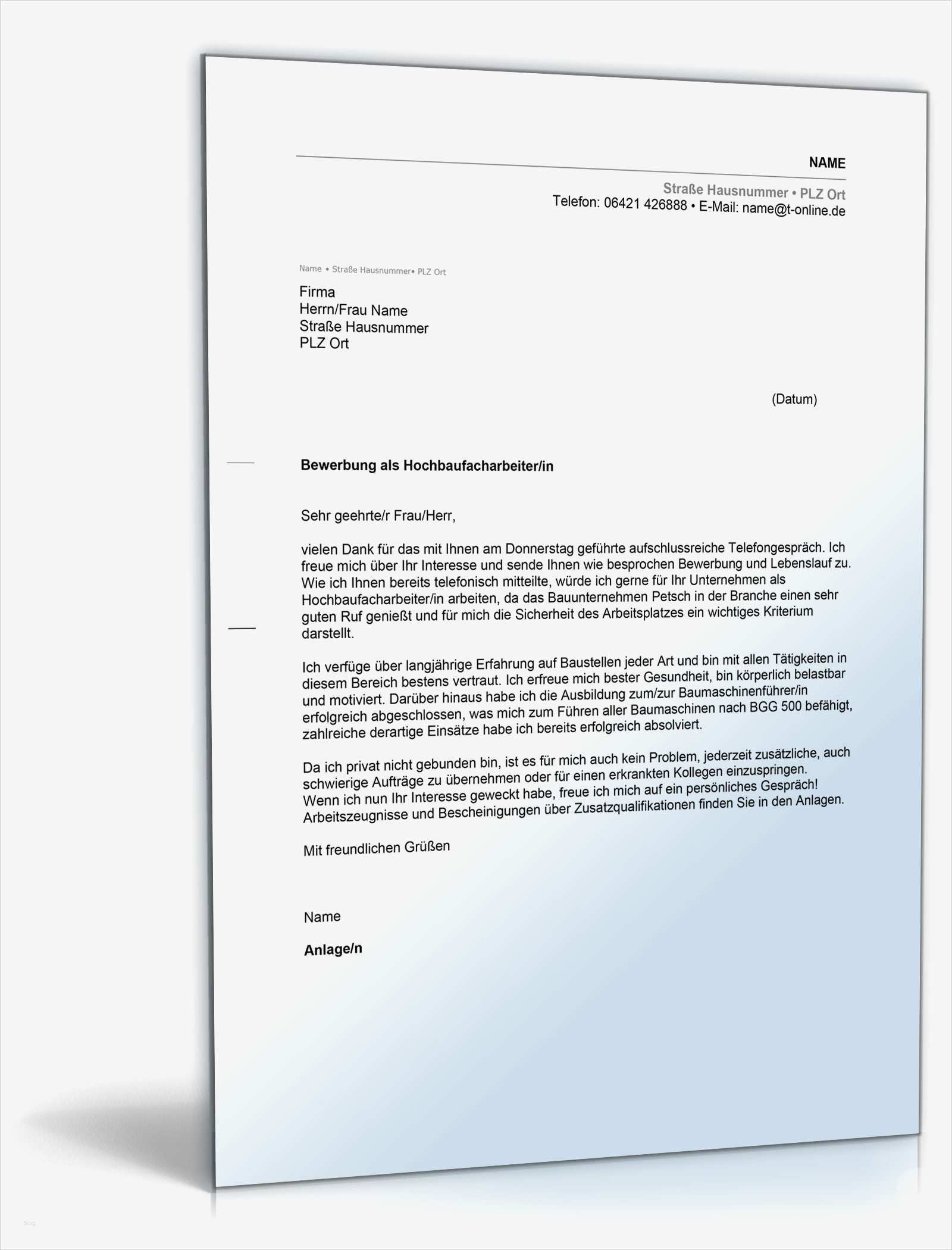 Bewerbung Ausbildung Verwaltungsfachangestellte Vorlage Hübsch Anschreiben Bewerbung Hochbaufacharbeiter