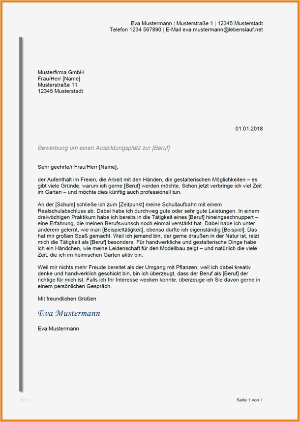 Bewerbung Bürokauffrau Ausbildung Vorlage Luxus 9 Bewerbung Anschreiben