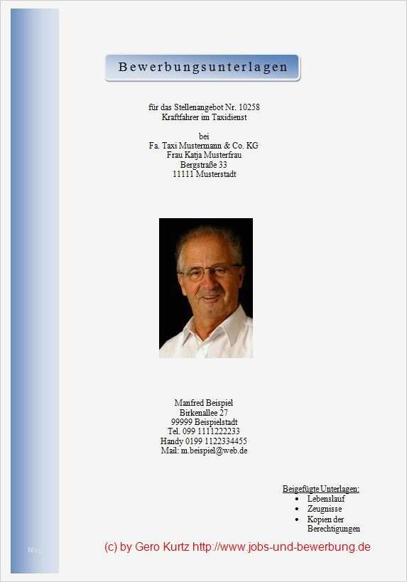 Bewerbung Deckblatt Vorlage Pdf Kostenlos Schön Deckblatt