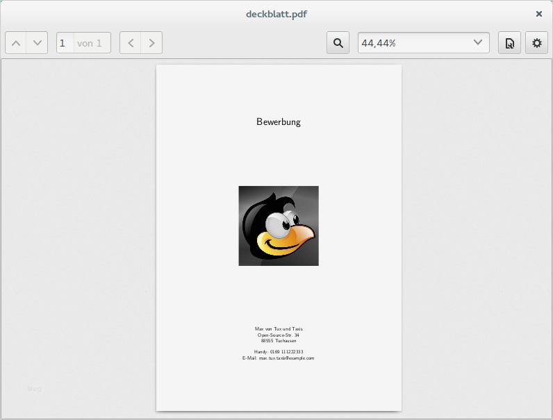 Bewerbung Deckblatt Vorlage Pdf Wunderbar Bewerbung Mit Hilfe Von Latex Vorlagen Unter Ubuntu Oder