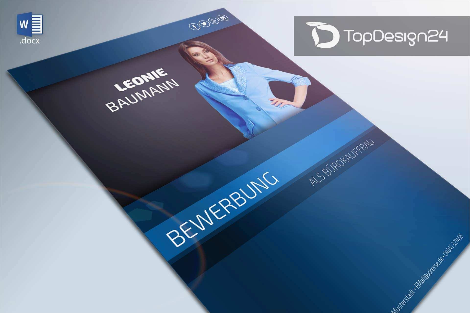 Bewerbung Design Vorlage Word Kostenlos Erstaunlich Bewerbung Design Word topdesign24 Bewerbungsvorlagen