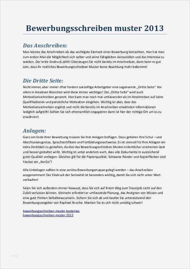 Bewerbung Duales Studium Vorlage Fabelhaft Bewerbungsschreiben Muster 2013
