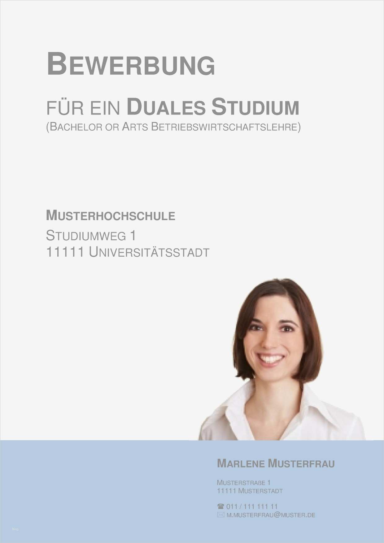 Bewerbung Duales Studium Vorlage Schön Deckblatt In Der Bewerbung über 100 Kostenlose Muster