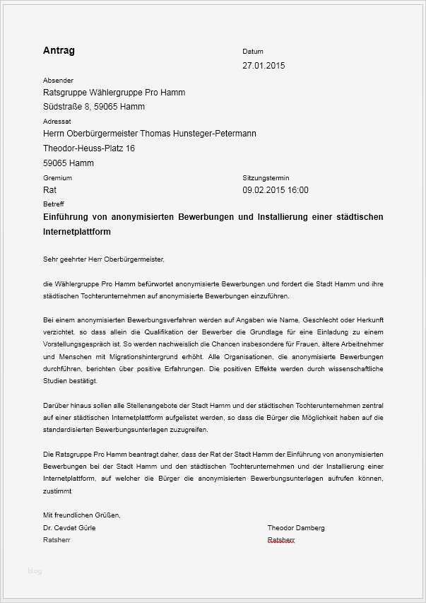 Bewerbung Fachkraft Für Lagerlogistik Vorlage Genial Pro Hamm Für Anonymisierte Bewerbungen – Gegen Alters