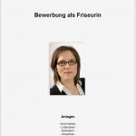 Bewerbung Friseur Vorlage Fabelhaft Bewerbungsdeckblatt
