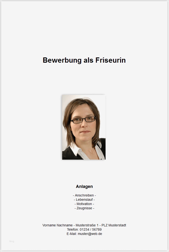 Bewerbung Friseur Vorlage Fabelhaft Bewerbungsdeckblatt