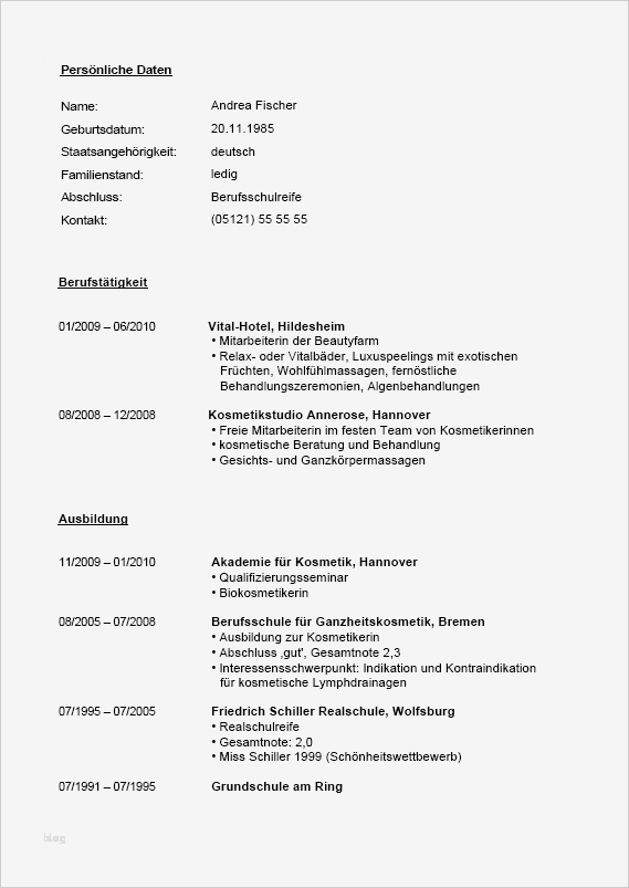 Bewerbung Friseur Vorlage Hübsch Bewerbungs Paket Kosmetikerin