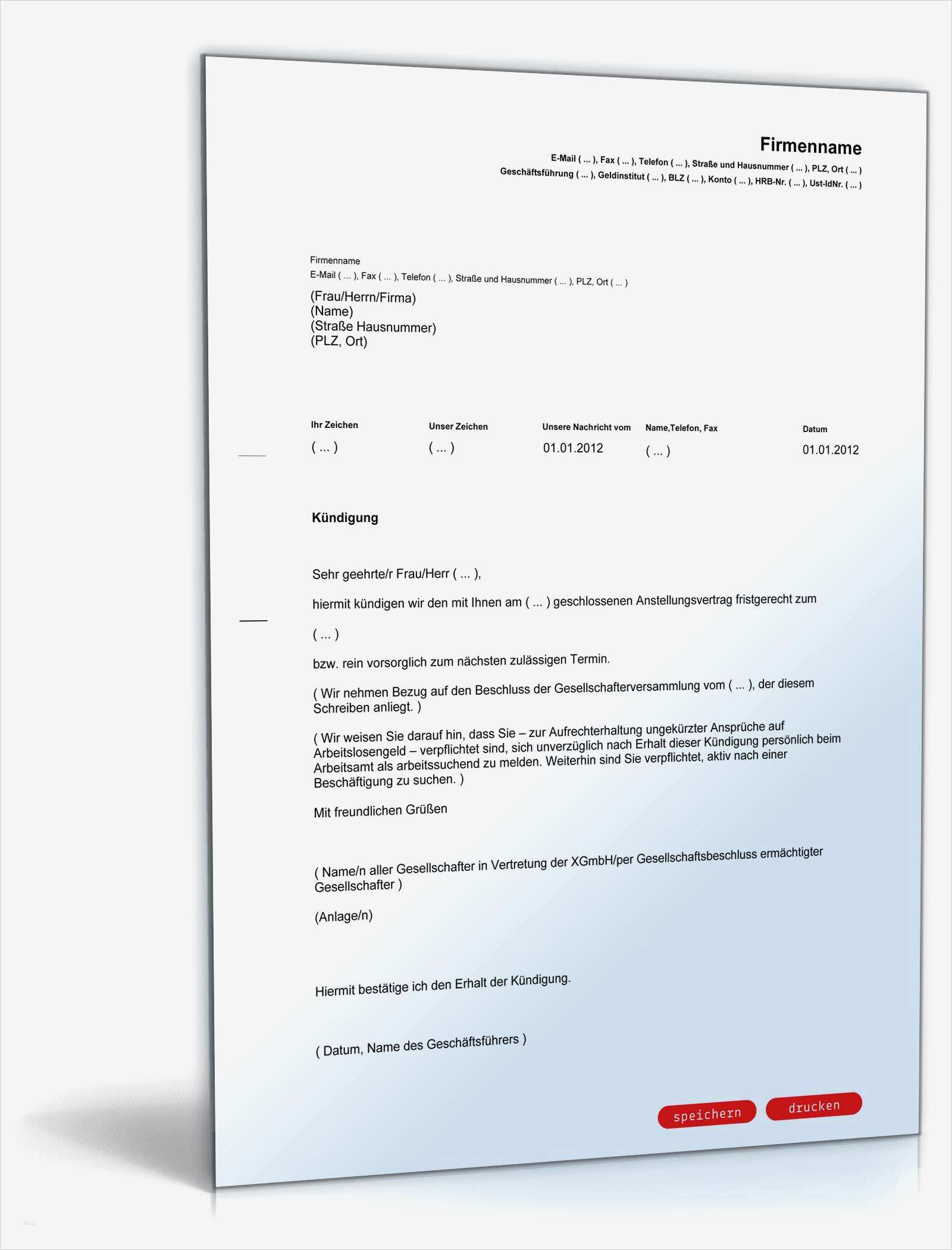 Bewerbung Geschäftsführer Vorlage Fabelhaft Fristgemäße Kündigung Geschäftsführer