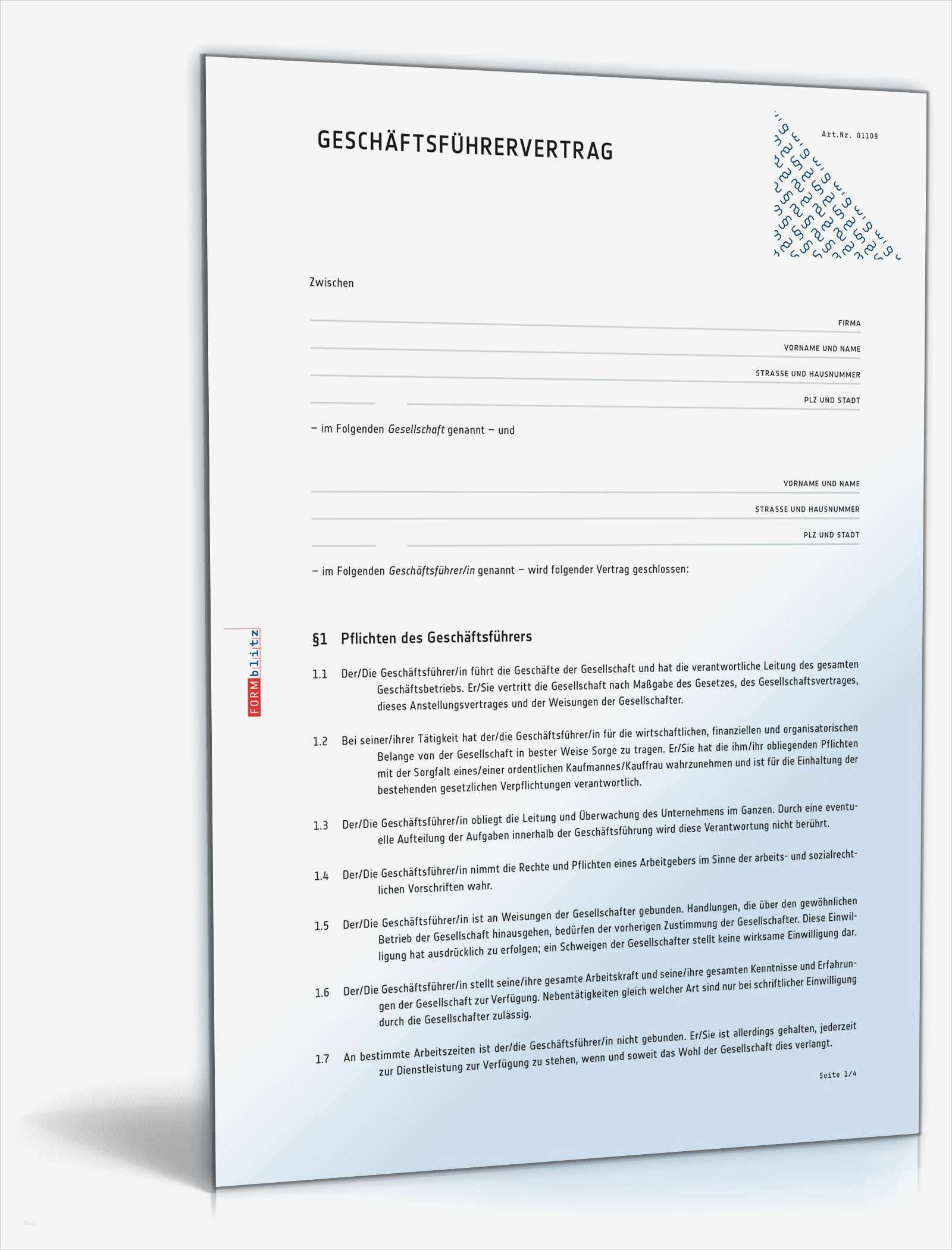 Bewerbung Geschäftsführer Vorlage Wunderbar Geschäftsführervertrag