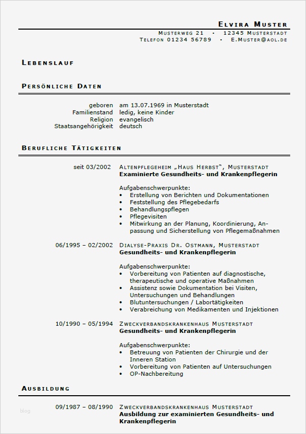 Bewerbung Krankenpfleger Ausbildung Vorlage Luxus Bewerbung Gesundheits Und Krankenpflegerin Ungekündigt