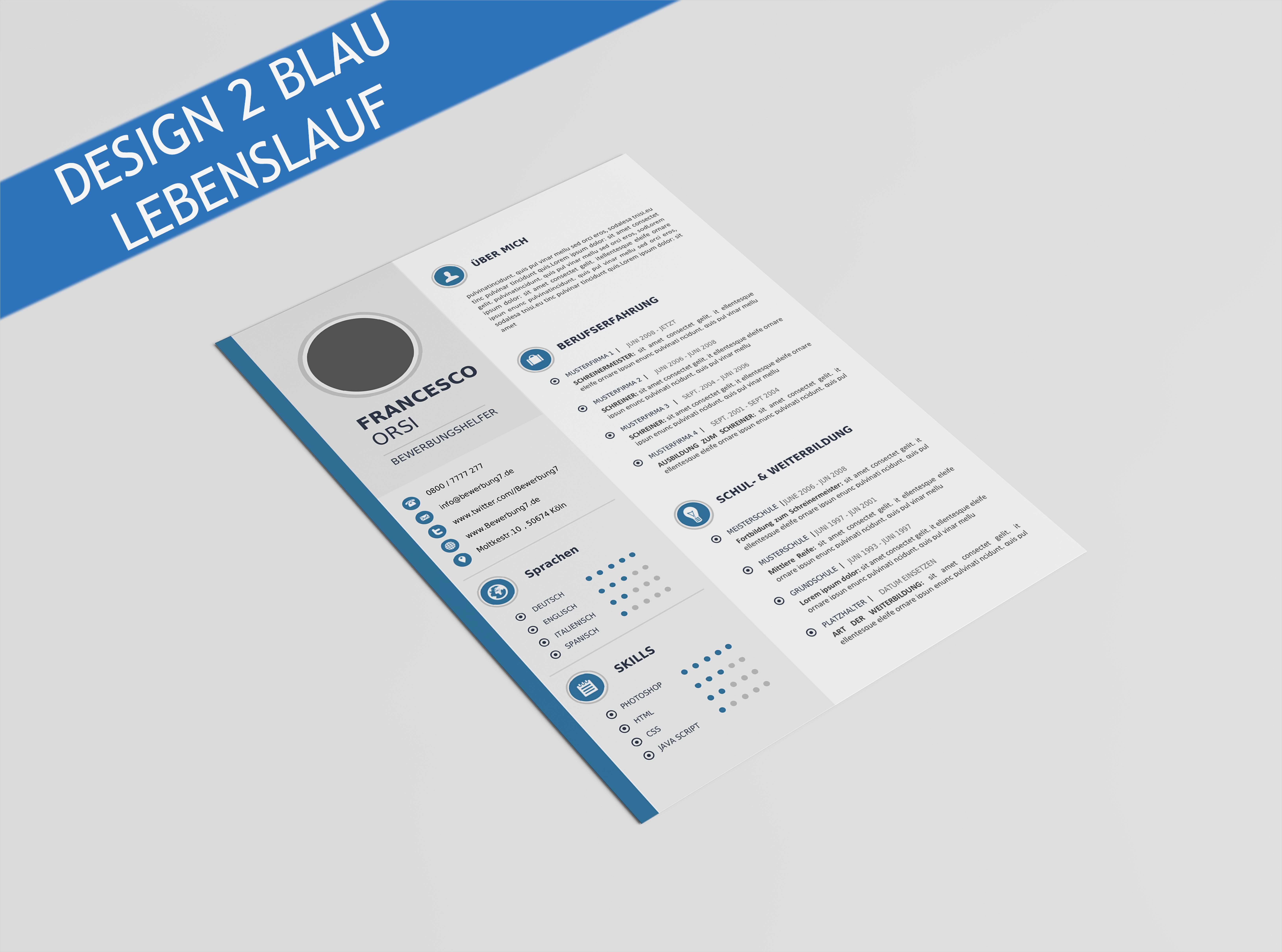 Bewerbung Layout Vorlage Erstaunlich Dein Professioneller Lebenslauf Ab 49 90€ Jetzt Bestellen