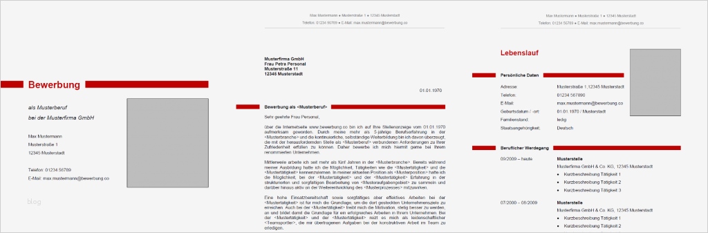 Bewerbung Möbelmonteur Vorlage Schön Bewerbung Muster & Vorlagen Kostenlos Herunterladen