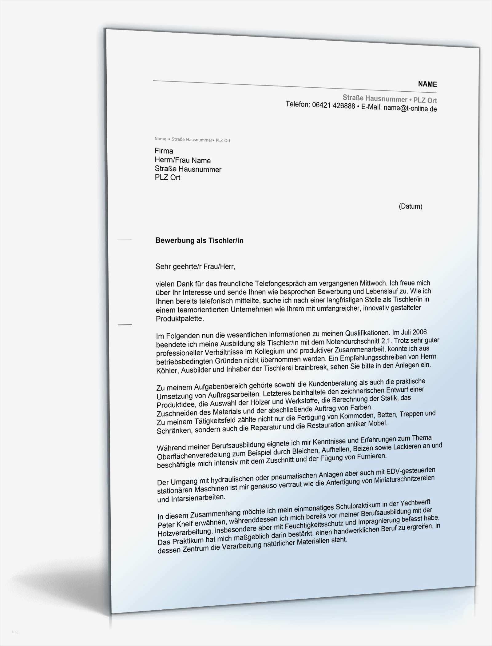 Bewerbung Ohne Stellenangebot Vorlage Inspiration Anschreiben Bewerbung Abgeschlossene Ausbildung Ohne