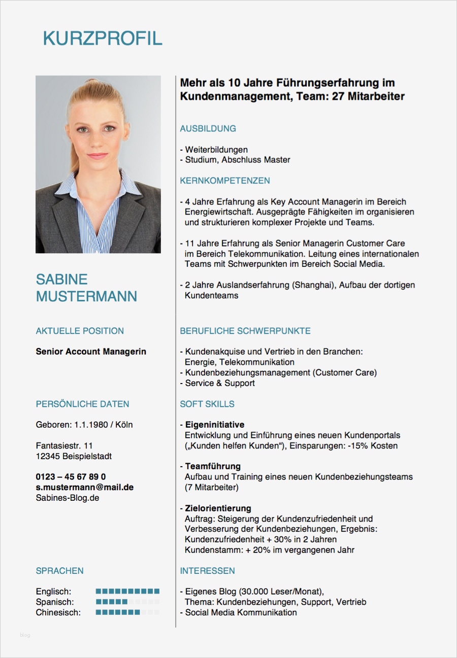 Bewerbung Pflegedienstleitung Vorlage Einzigartig Kurzprofil Tipps Und Muster Für Aufbau Und Inhalt