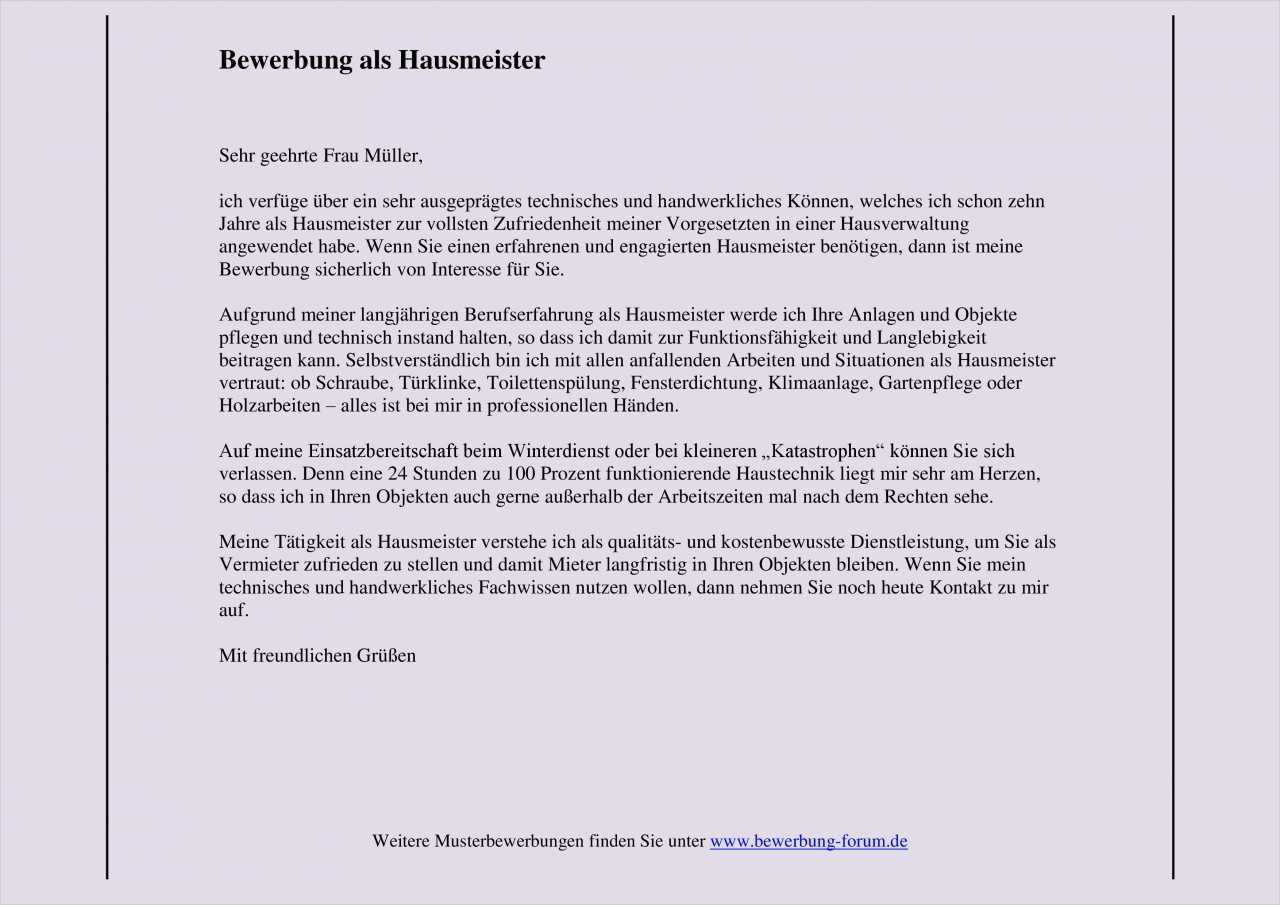 Bewerbung Praktikum Altersheim Vorlage Hübsch Haustechniker Bewerbung Als Quereinsteiger Bewerbungsforum