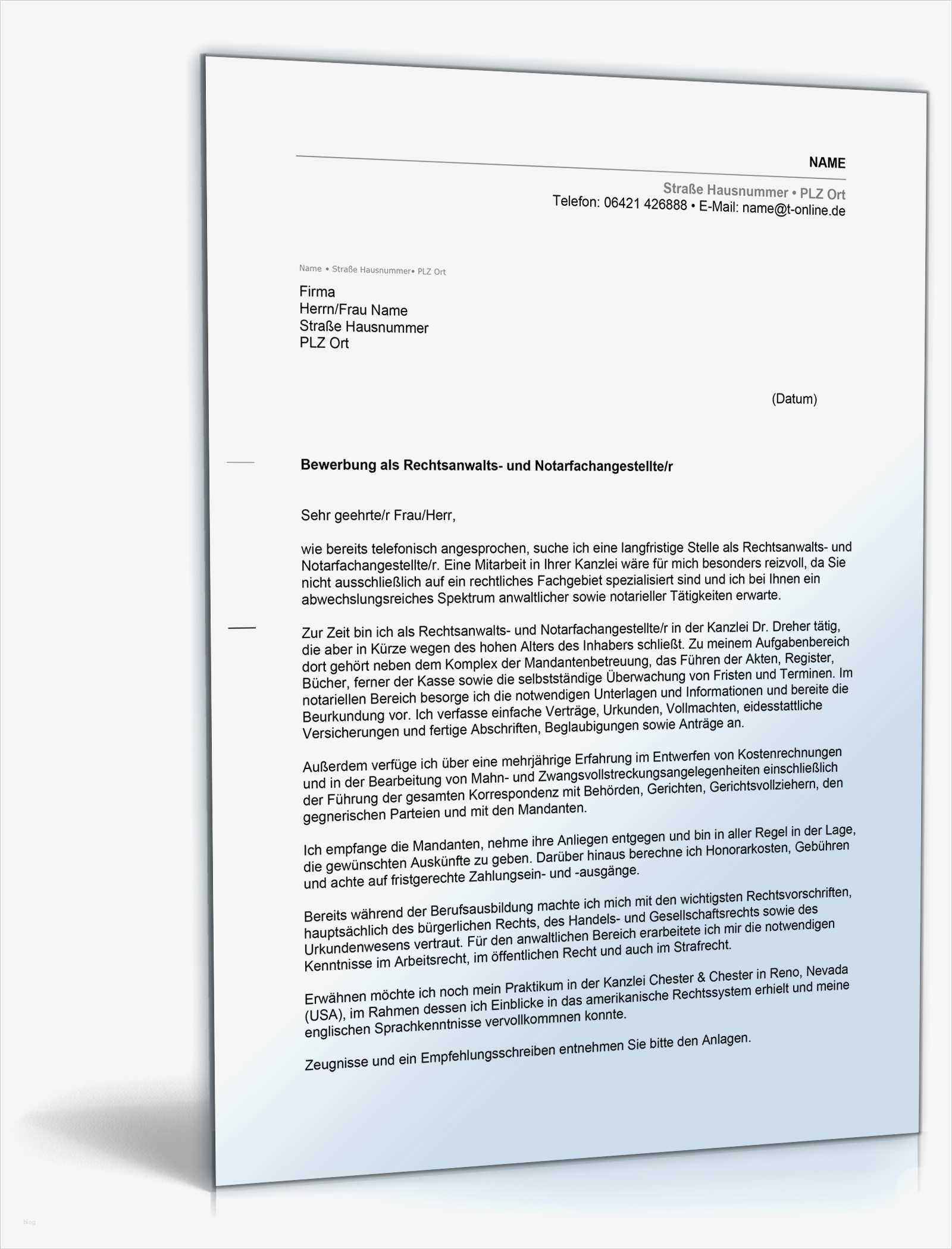 Bewerbung Produktionsmitarbeiter Vorlage Luxus Anschreiben Bewerbung Rechtsanwalts Und