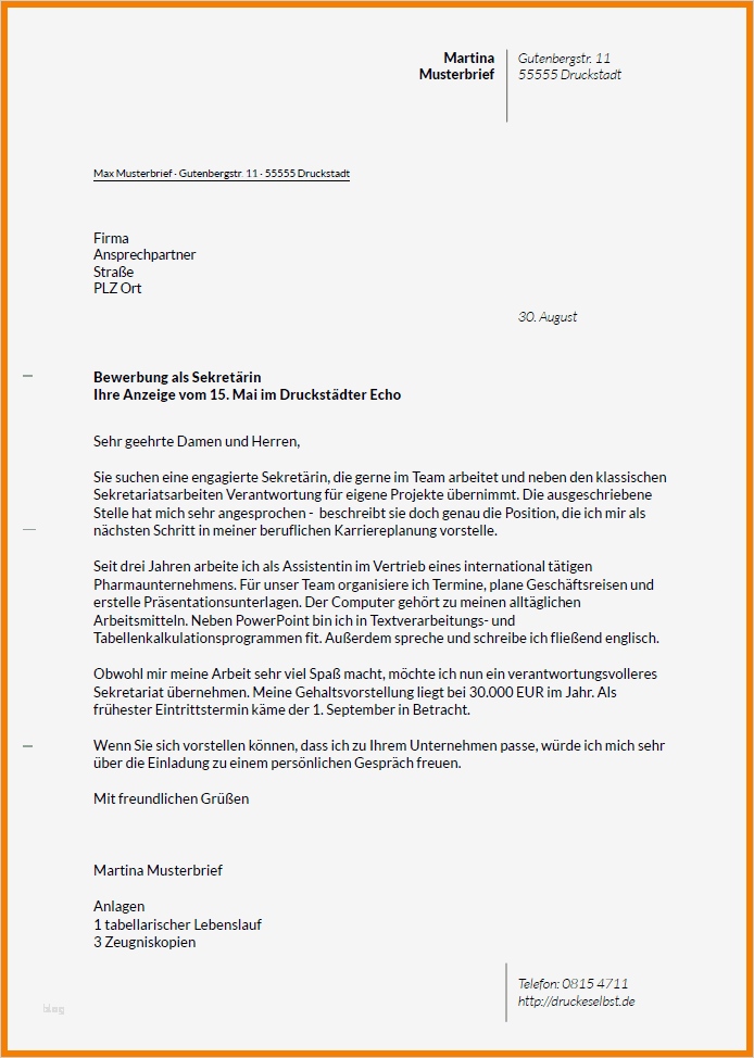 Bewerbung Schülerpraktikum Grundschule Vorlage Einzigartig 13 Bewerbung Als Sekretärin