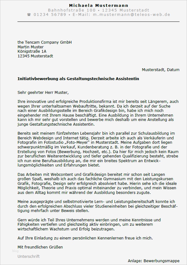 Bewerbung sozialpädagogische assistentin Vorlage Erstaunlich Bewerbung Gestaltungstechnische assistentin Ausbildung