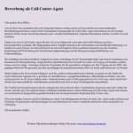 Bewerbung Teamleiter Call Center Vorlage Neu Vorlage Anschreiben Call Center Agent Stu Nabbruch