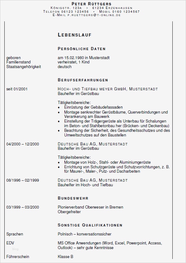Bewerbung Tiefbau Vorlage Elegant Ungewöhnlich Tiefbau Lebenslauf Ideen Bilder Für Das