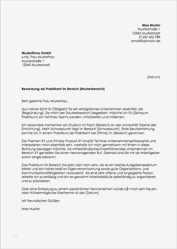 Bewerbung Um Ein Praktikum Vorlage Elegant Bewerbungstipps Meinebewerbung