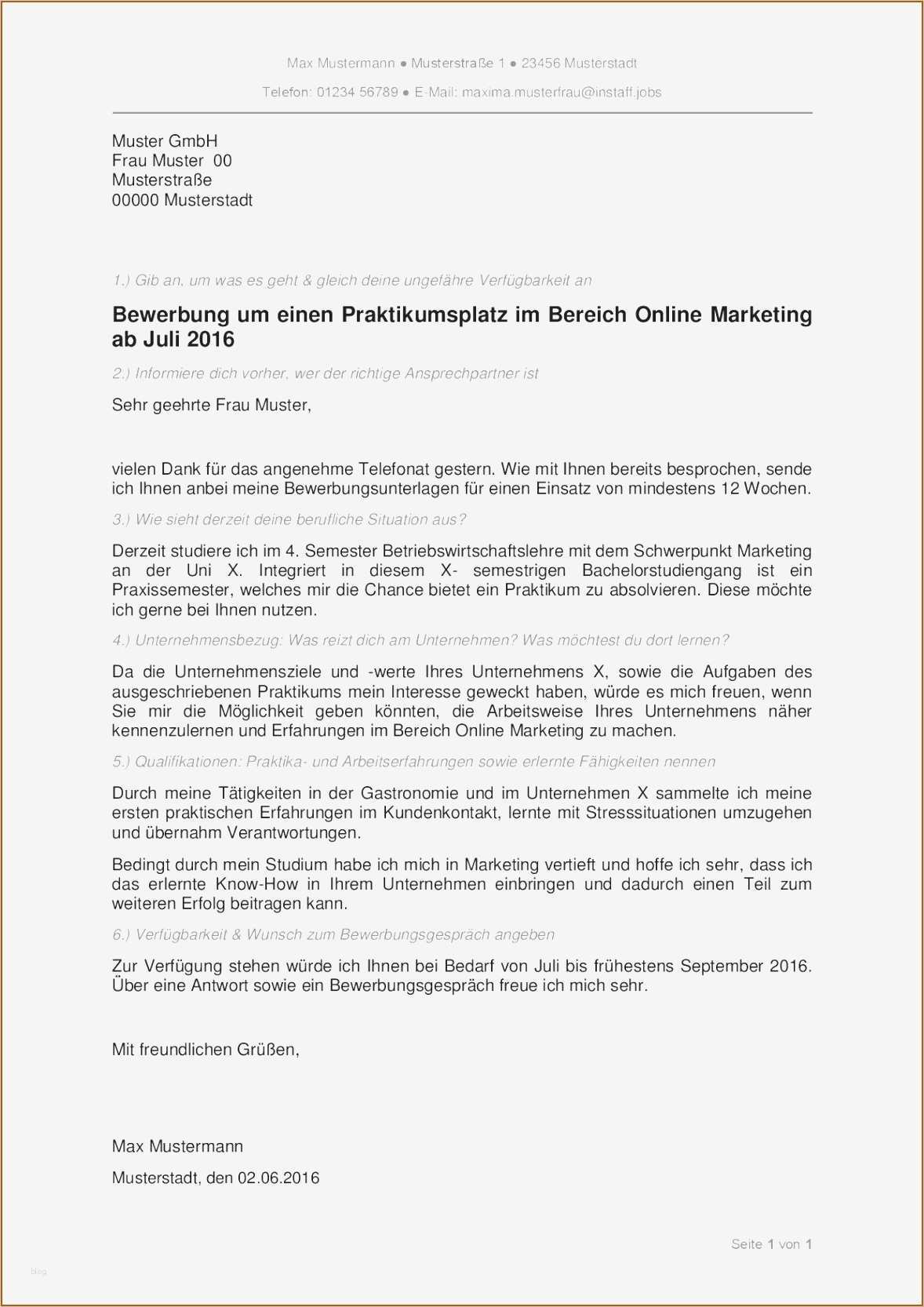 Bewerbung Um Ein Praktikum Vorlage Erstaunlich 20 Bewerbung Um Ein Praktikum Vorlagen123 Vorlagen123