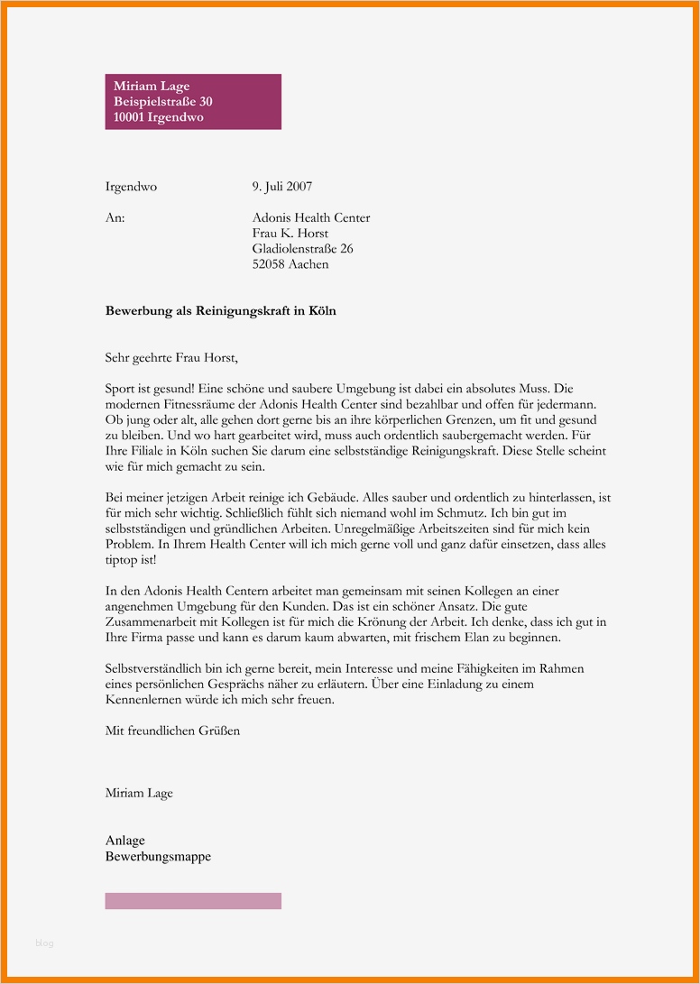 Bewerbung Um Ein Praktikum Vorlage Großartig 7 Bewerbung Muster Praktikum