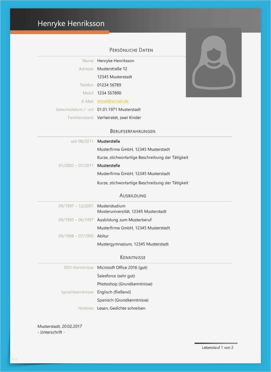 Bewerbung Und Lebenslauf Vorlage Inspiration Lebenslauf Vorlage Aktuell Kostenloser Download