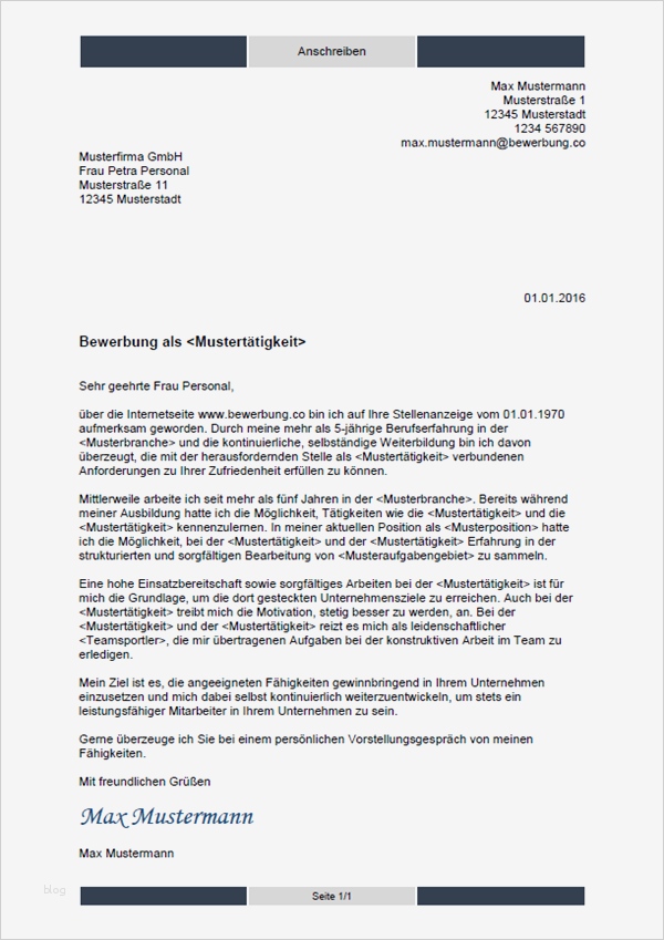 Bewerbung Vorlage Muster Bewundernswert Bewerbung Muster Word Bewerbung