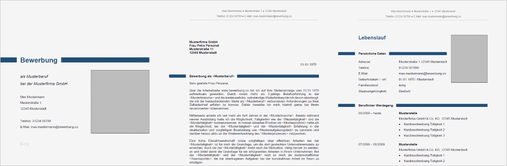 Bewerbung Vorlage Muster Einzigartig Bewerbung Muster & Vorlagen Kostenlos Herunterladen