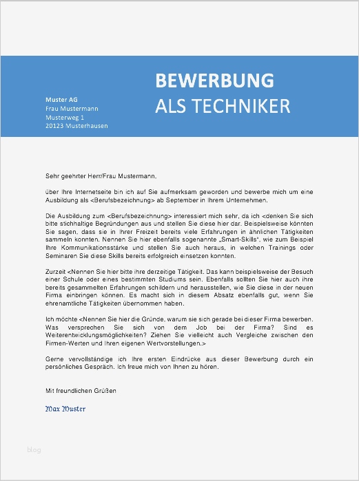 Bewerbung Vorlage Muster Wunderbar Bewerbung Muster Bewerbungsanschreiben Meinebewerbung