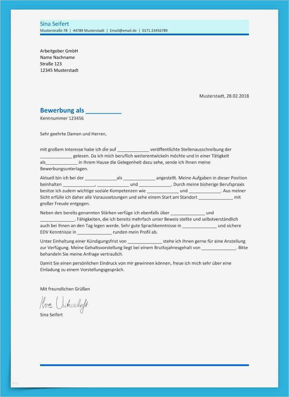 Bewerbung Vorlage Openoffice Einzigartig Bewerbungsvorlage Open Fice Kostenloser Download