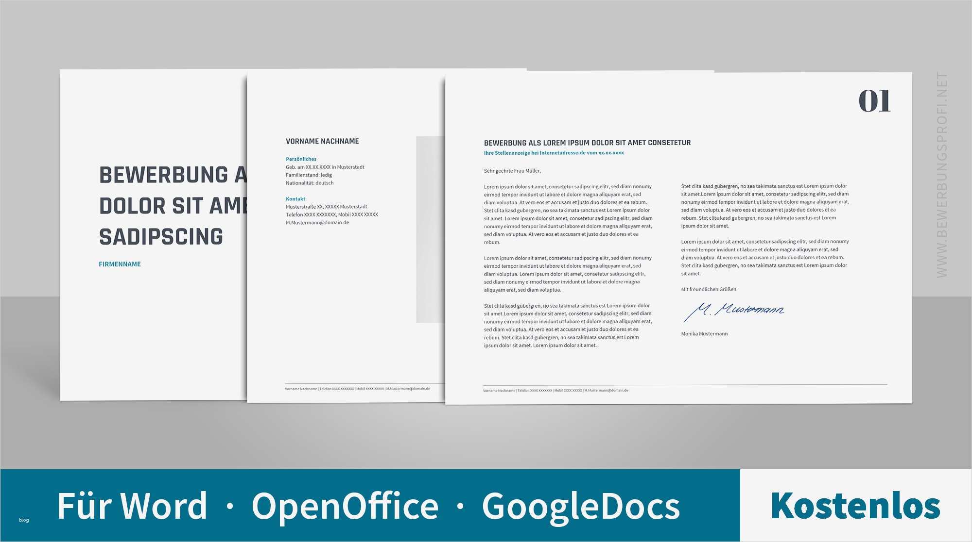 Bewerbung Vorlage Openoffice Wunderbar Bewerbung Vorlage Novus Quer Bewerbungsprofi Net